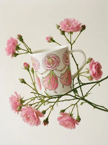 Rose κούπα με λαβή - 40 cl - Design House Stockholm