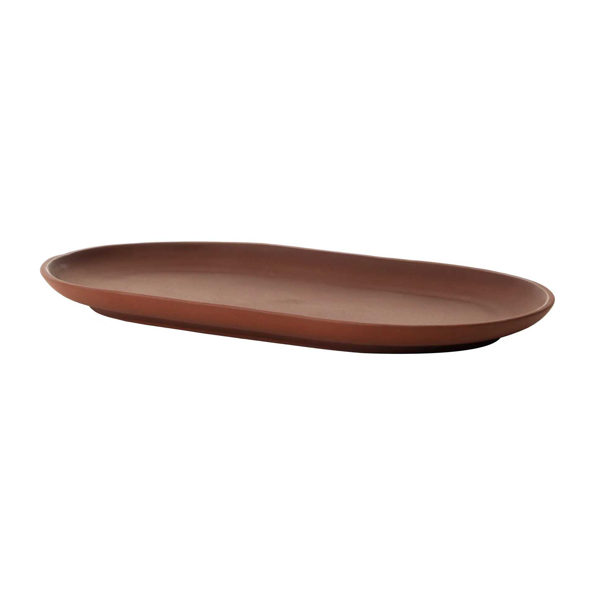 Sand πιάτο οβάλ 12.5x20 cm, Κόκκινος πηλός Design House Stockholm