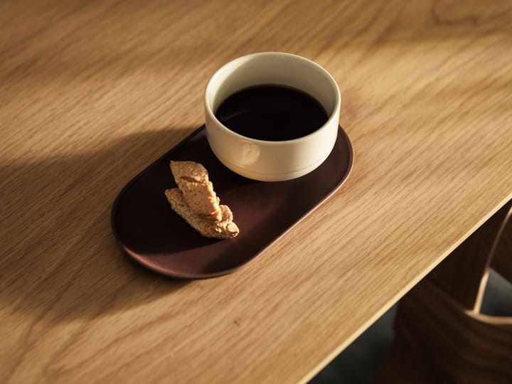Sand πιάτο οβάλ 12.5x20 cm, Κόκκινος πηλός Design House Stockholm