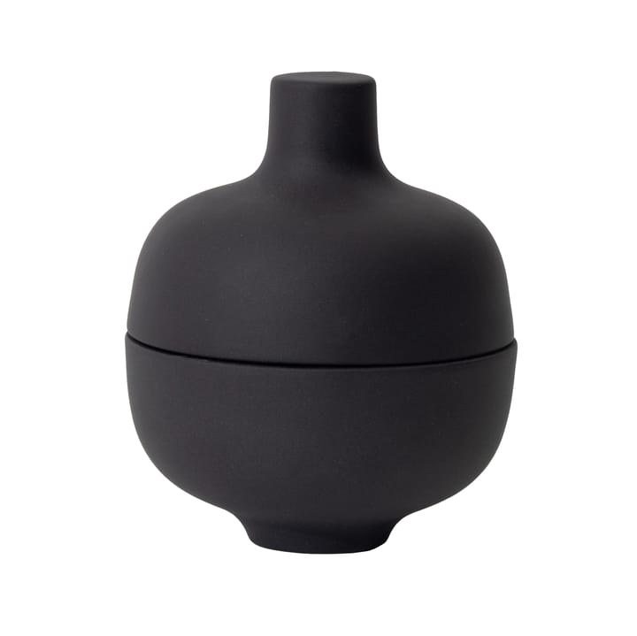 Sand μπολ με καπάκι S Ø8.2 cm - Μαύρος πηλός - Design House Stockholm