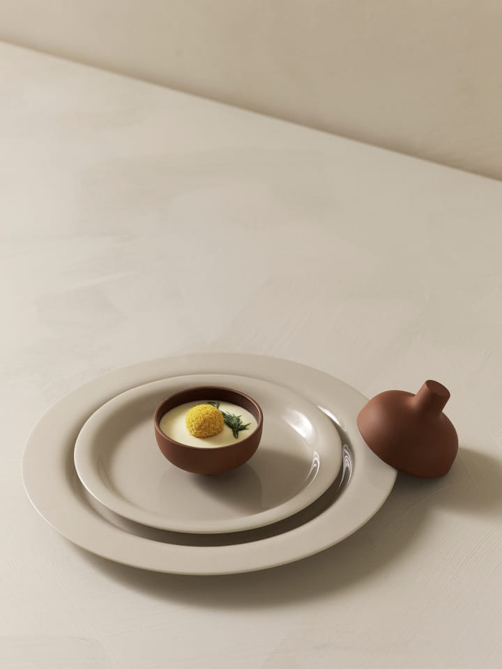 Sand μπολ με καπάκι S Ø8.2 cm, Κόκκινος πηλός Design House Stockholm