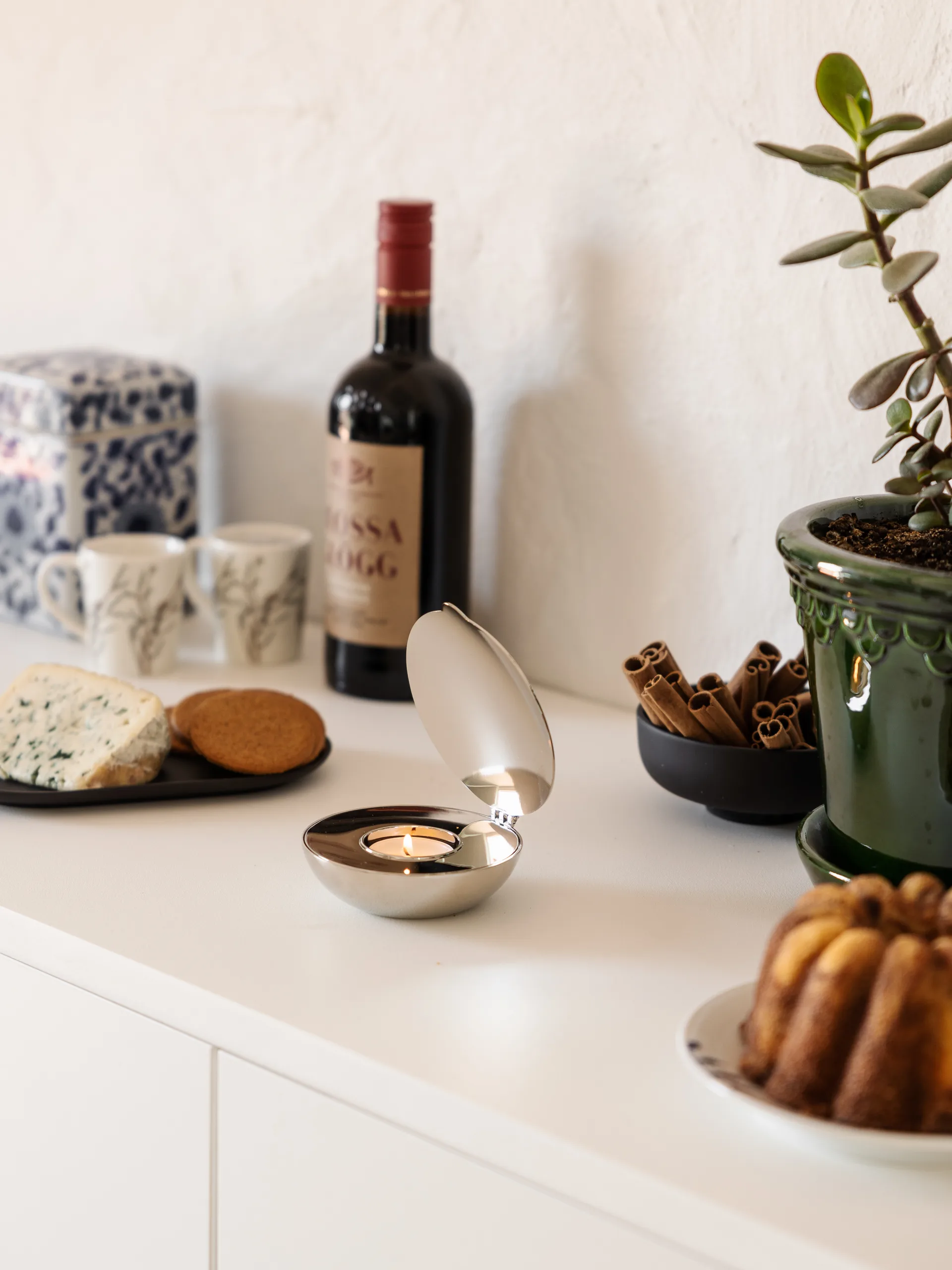 Shell κερί , νίκελ Design House Stockholm