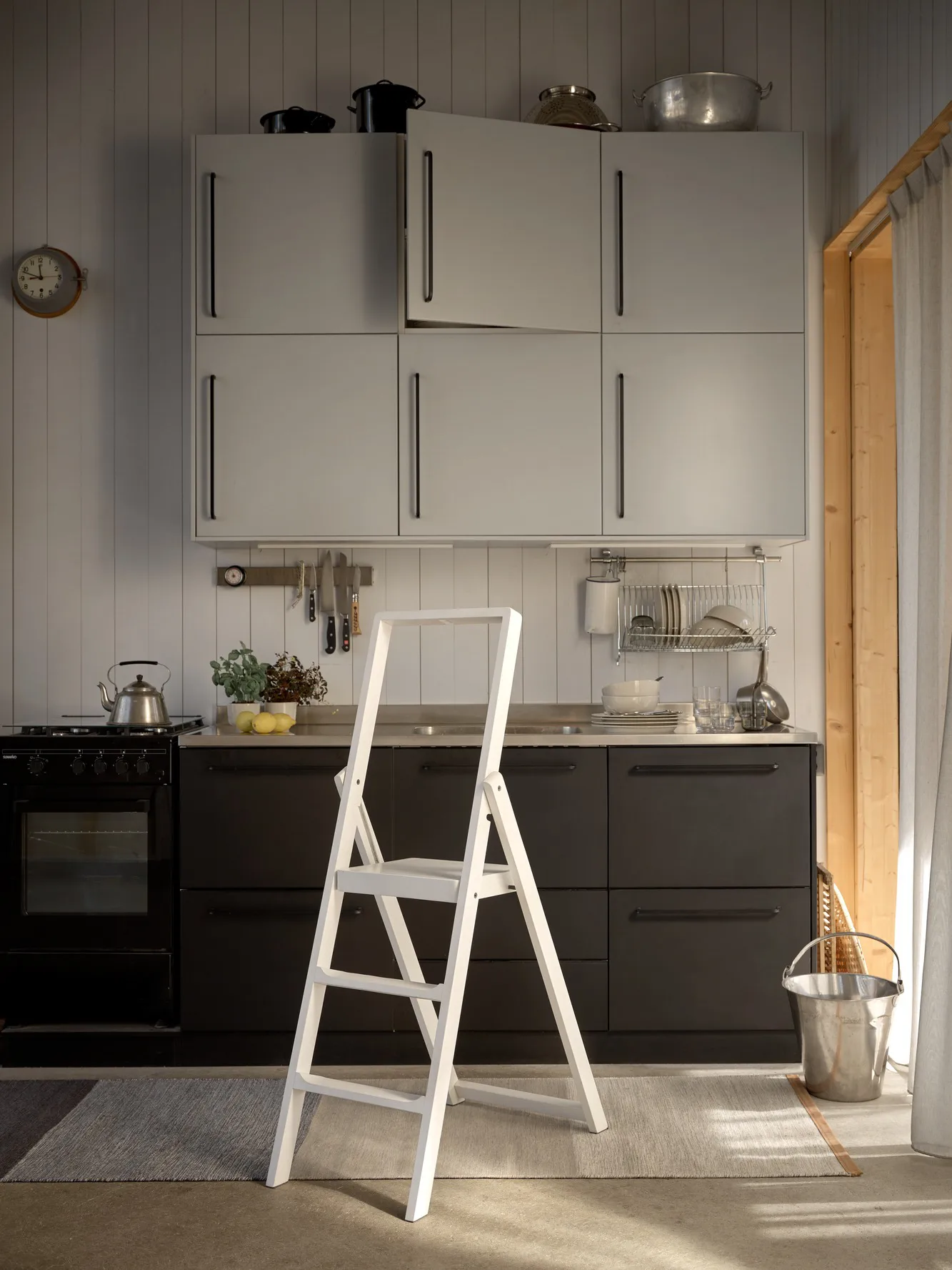 Σκάλα Step  , Λευκό-βερνικωμένο Design House Stockholm