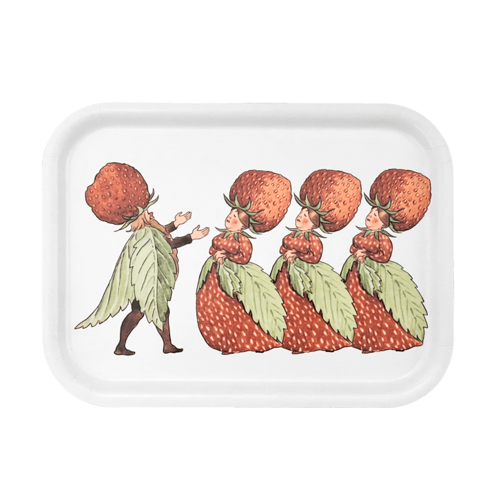 The Strawberry Family δίσκος 20x27 εκ - άσπρο - Design House Stockholm