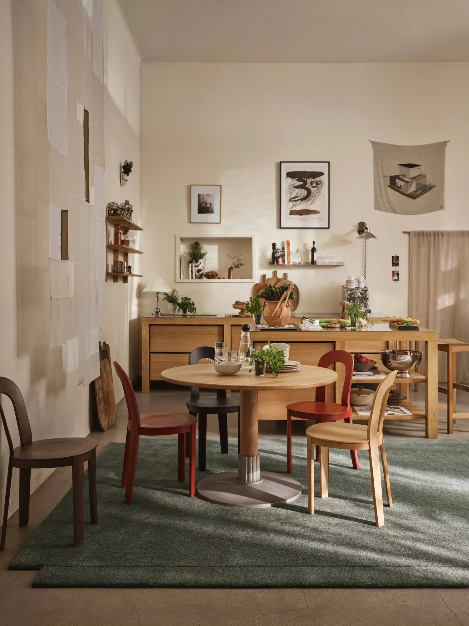 Tock Table τραπέζι τραπεζαρίας, Δρυς, Ø110x76 εκ. Design House Stockholm