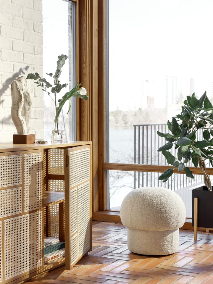 Uno πουφ Ø50 cm, Cream Design House Stockholm
