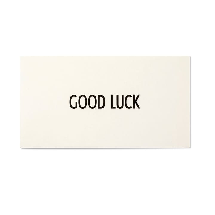 AJ Vintage κάρτα ABC  - Good Luck - Design Letters