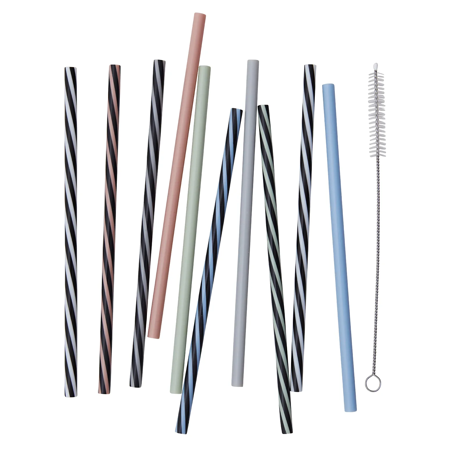 Design Letters καλαμάκι Συσκευασία 10τεμαχίων, πολύχρωμο Design Letters