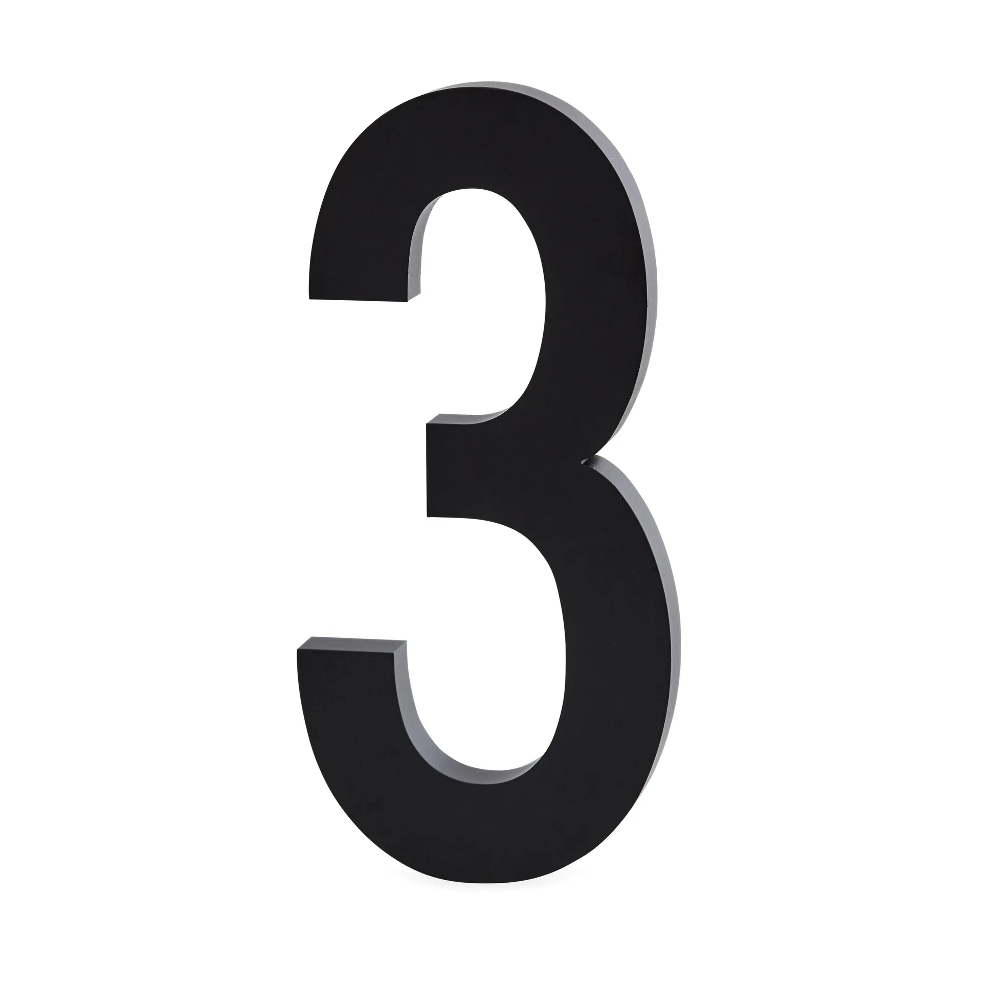 Design Letters αριθμοί από αλουμίνιο 100 mm, 3 Design Letters