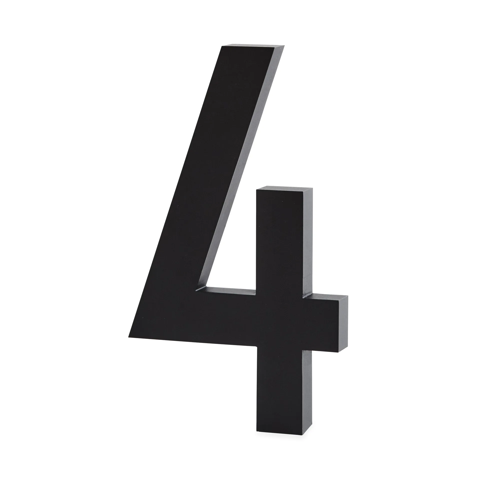 Design Letters αριθμοί από αλουμίνιο 100 mm, 4 Design Letters