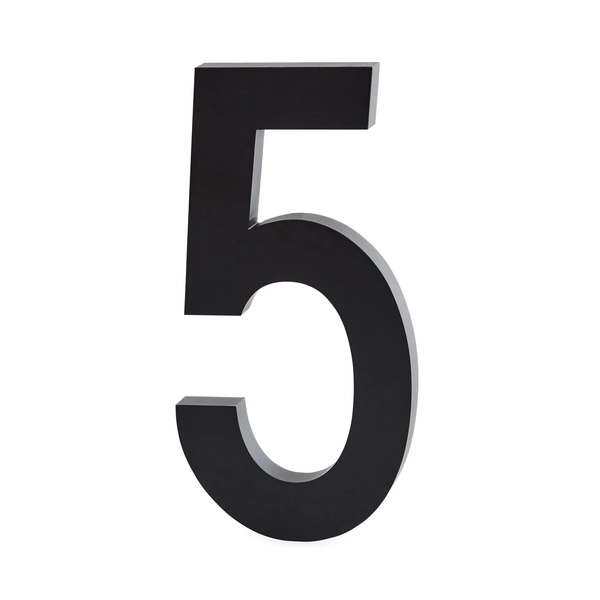 Design Letters αριθμοί από αλουμίνιο 100 mm, 5 Design Letters