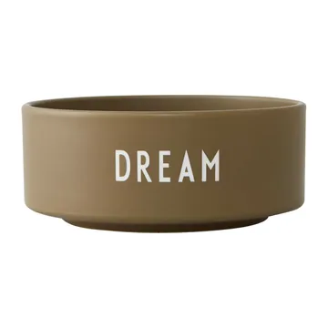Design Letters μπολ για σνακ Ø12 cm - Dream-πράσινο της ελιάς - Design Letters