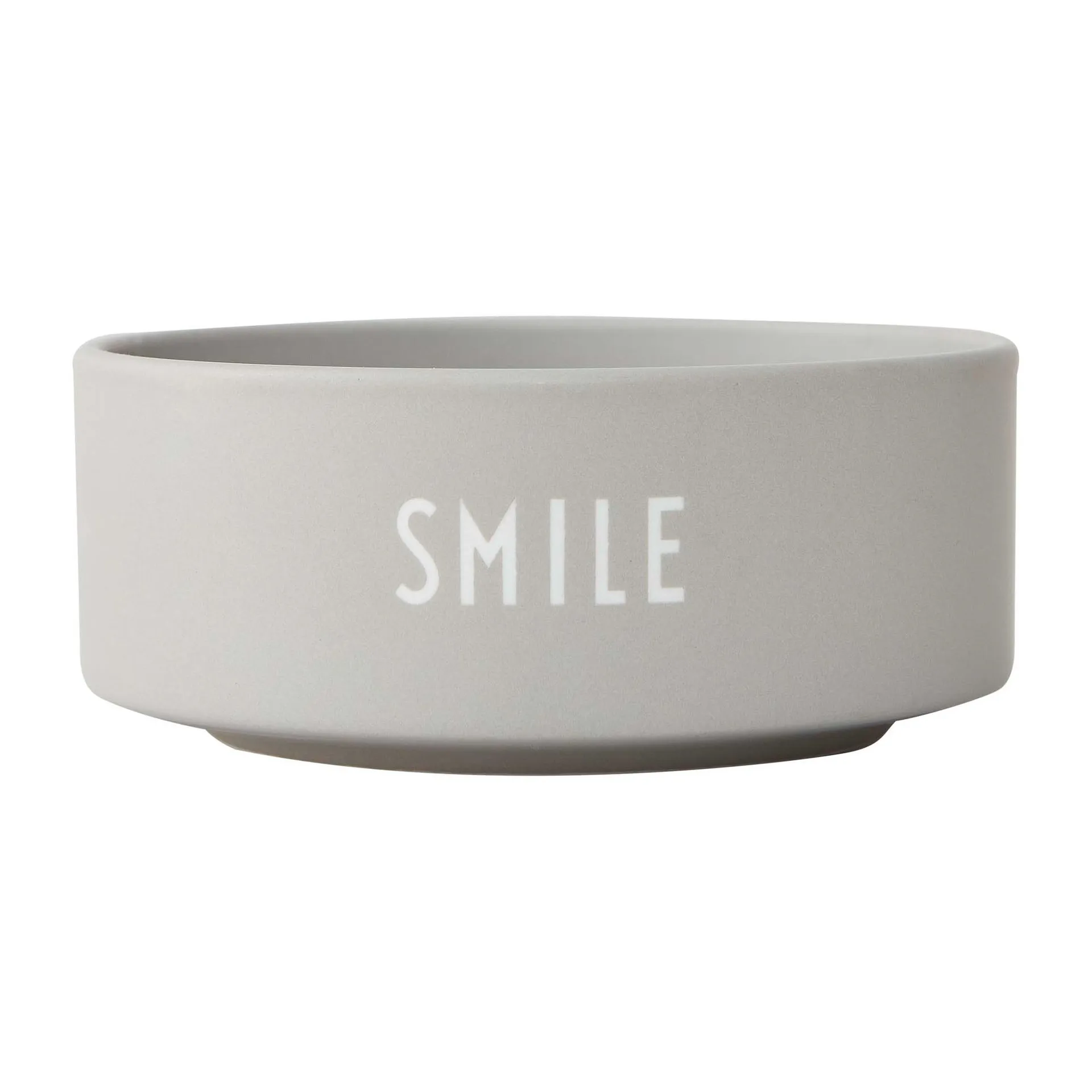 Design Letters μπολ για σνακ Ø12 cm, Smile-γκρι Design Letters