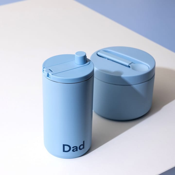 Design Letters κούπα ταξιδιού 35 cl, Dad-Ανοιχτό μπλε Design Letters