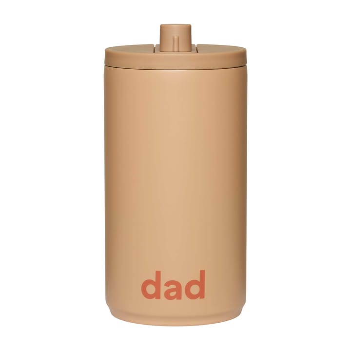 Design Letters κούπα ταξιδιού 35 cl - Dad-beige - Design Letters