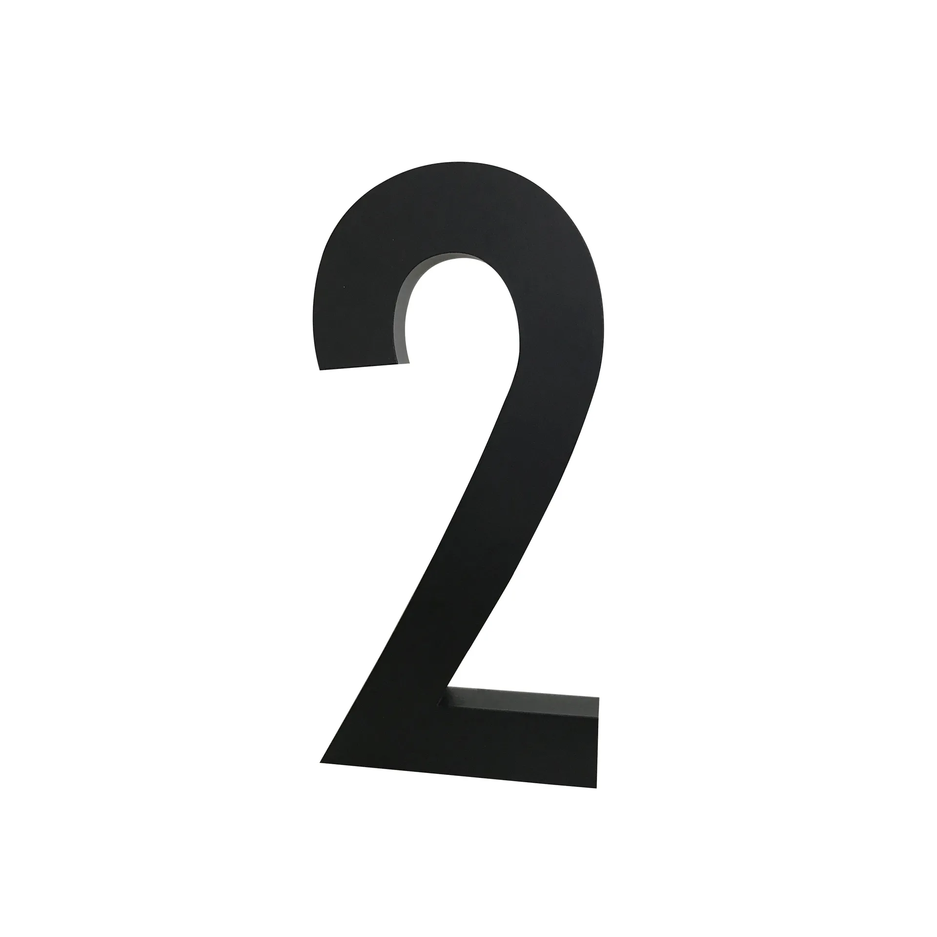 Design Letters αριθμοί από αλουμίνιο 50 mm, 2 Design Letters