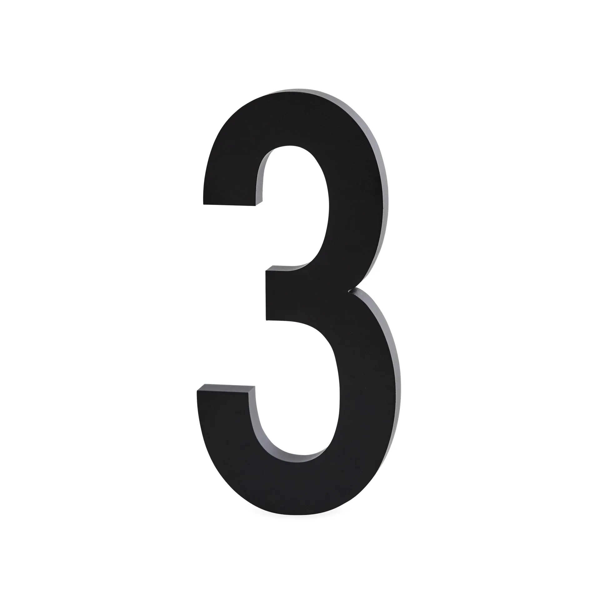 Design Letters αριθμοί από αλουμίνιο 50 mm, 3 Design Letters