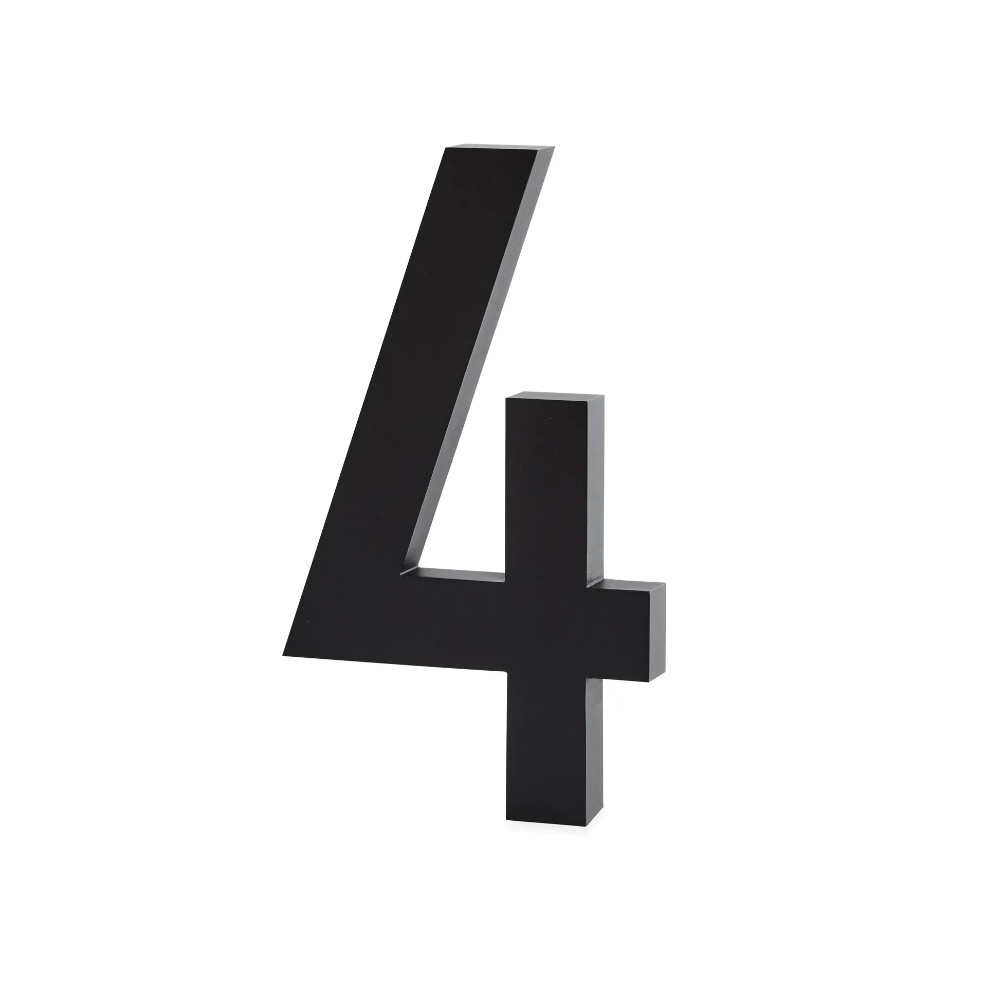 Design Letters αριθμοί από αλουμίνιο 50 mm, 4 Design Letters