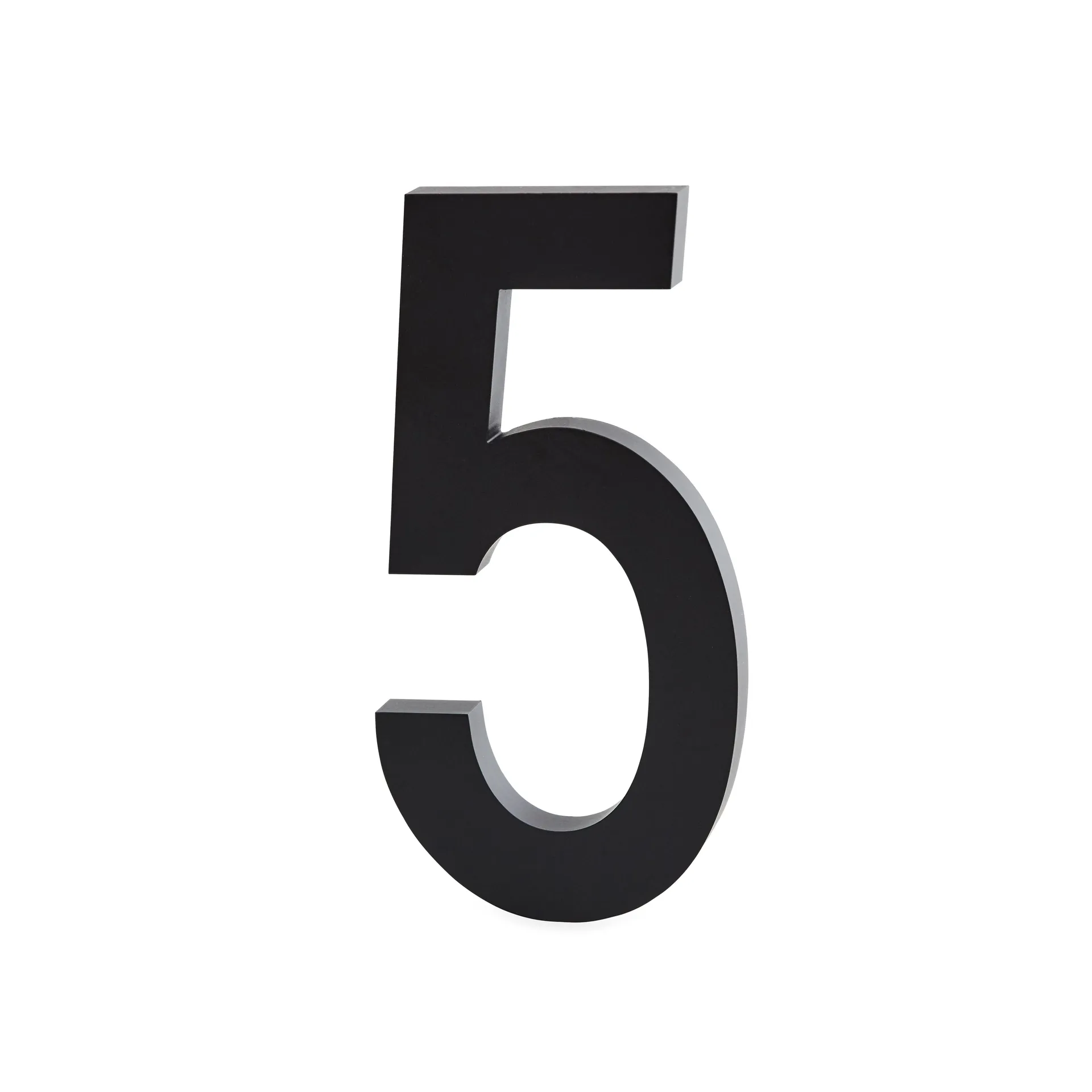 Design Letters αριθμοί από αλουμίνιο 50 mm, 5 Design Letters