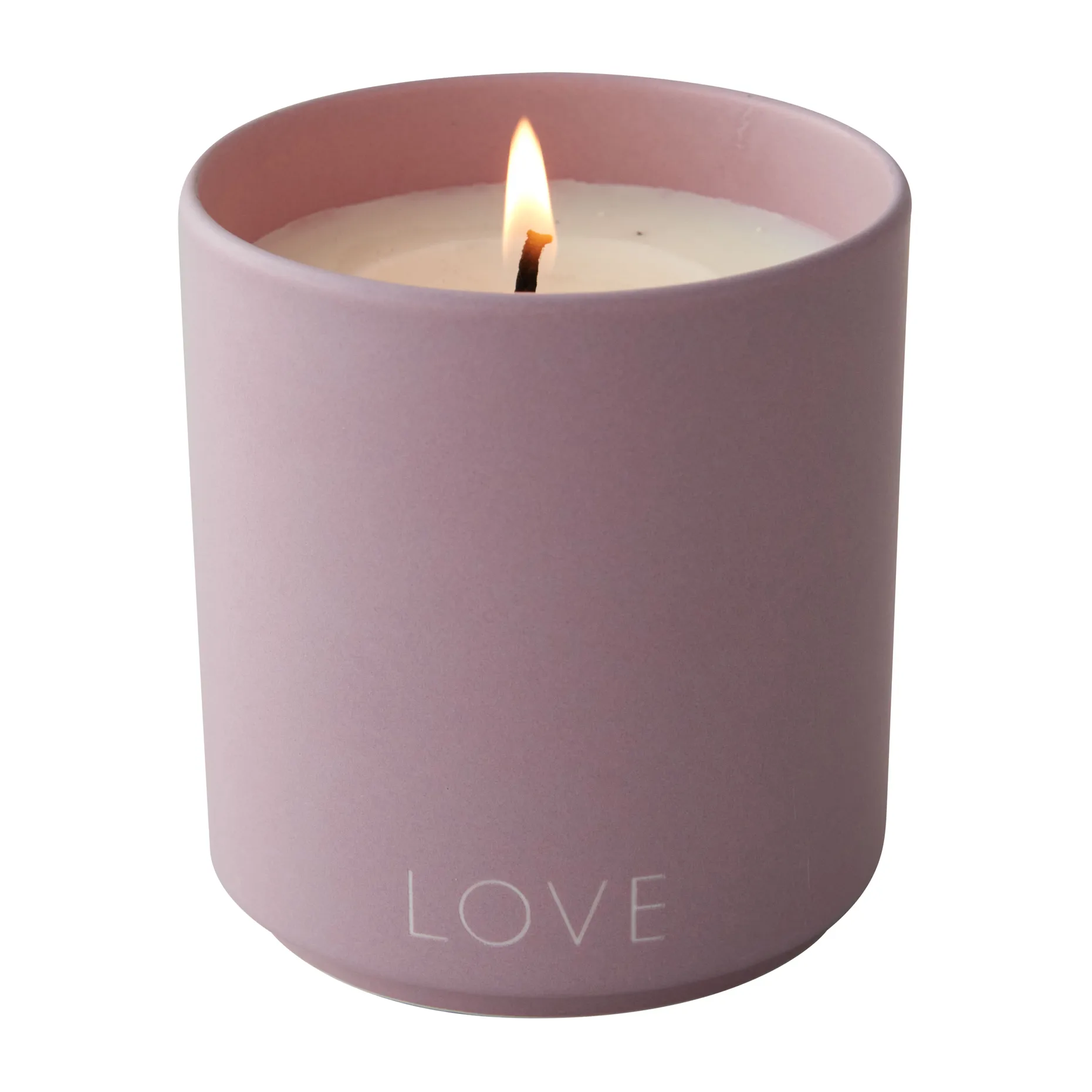 Design Letters αρωματικό κερί Ø8 cm, Love-lavender Design Letters