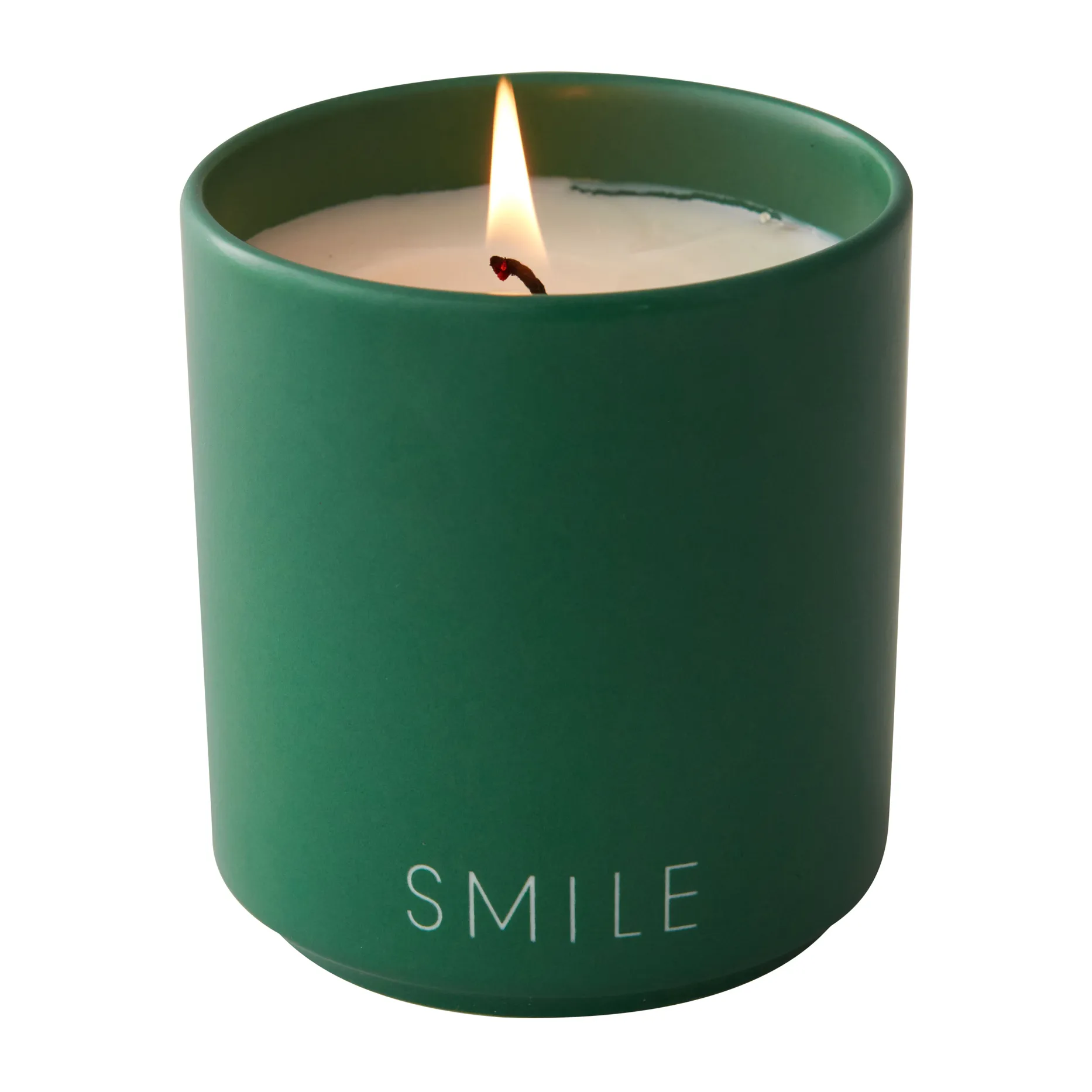Design Letters αρωματικό κερί Ø8 cm, Smile-grass green Design Letters