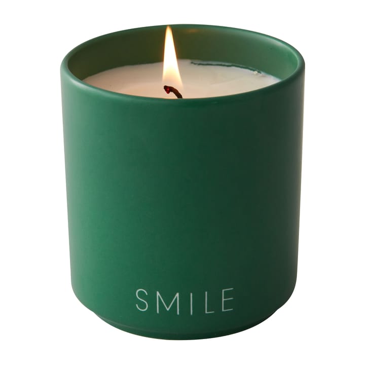 Design Letters αρωματικό κερί Ø8 cm - Smile-grass green - Design Letters