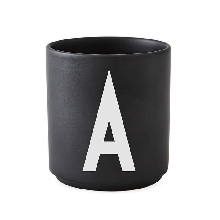Design Letters φλιτζάνι μαύρο - A - Design Letters