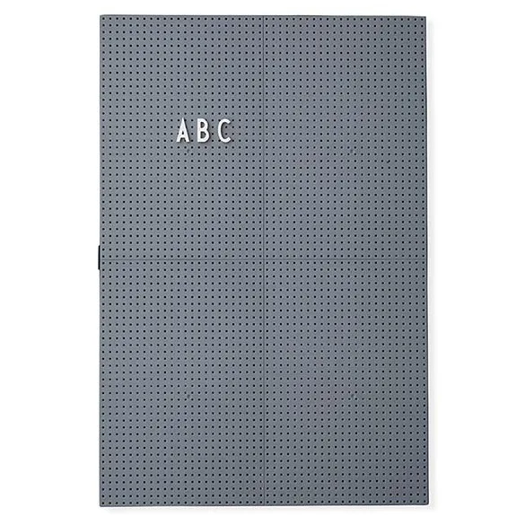 Design Letters πίνακας με γράμματα A3, σκούρο γκρι Design Letters