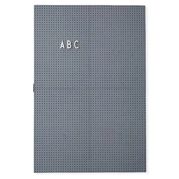Design Letters πίνακας με γράμματα A3 - σκούρο γκρι - Design Letters