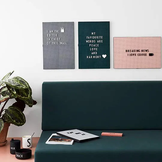 Design Letters πίνακας με γράμματα A3, σκούρο γκρι Design Letters