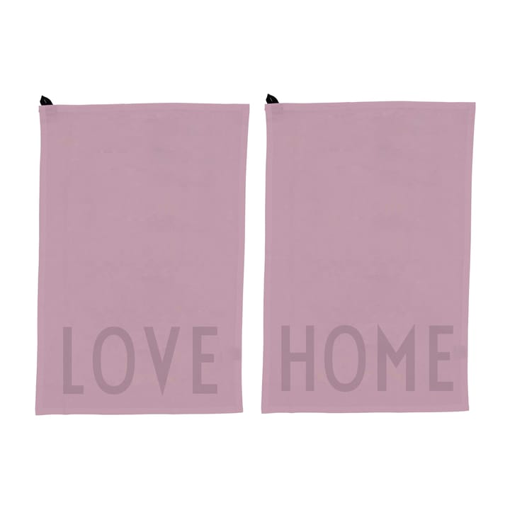 Design Letters πετσέτα κουζίνας favourite 2 τμχ. - Love-home-λεβάντα - Design Letters