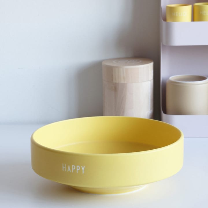 Design Letters favourite μπολ μεγάλο Ø22 cm, Yellow Design Letters