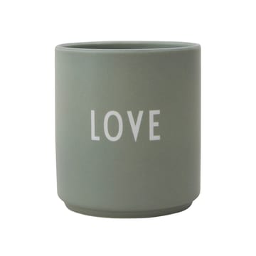 Design Letters favourite φλιτζάνι 25 cl - Dad/Love-green - Design Letters