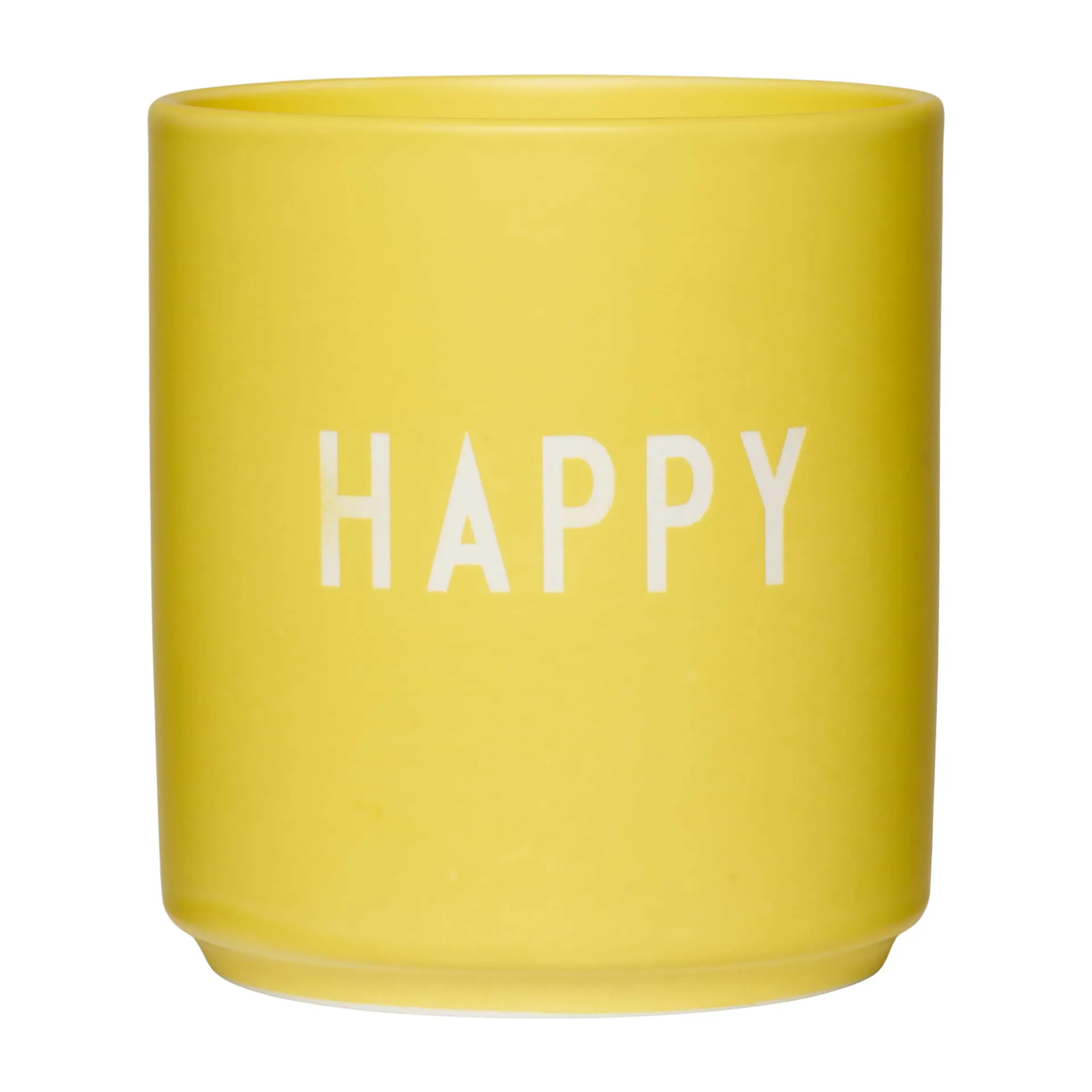 Design Letters favourite φλιτζάνι 25 cl, Happy-yellow Design Letters