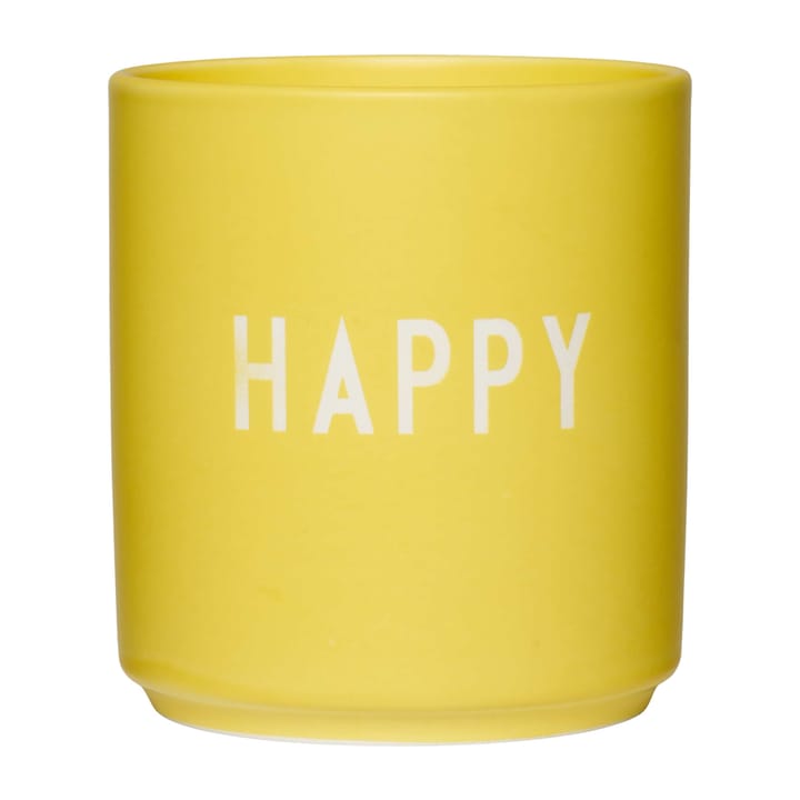 Design Letters favourite φλιτζάνι 25 cl - Happy-yellow - Design Letters