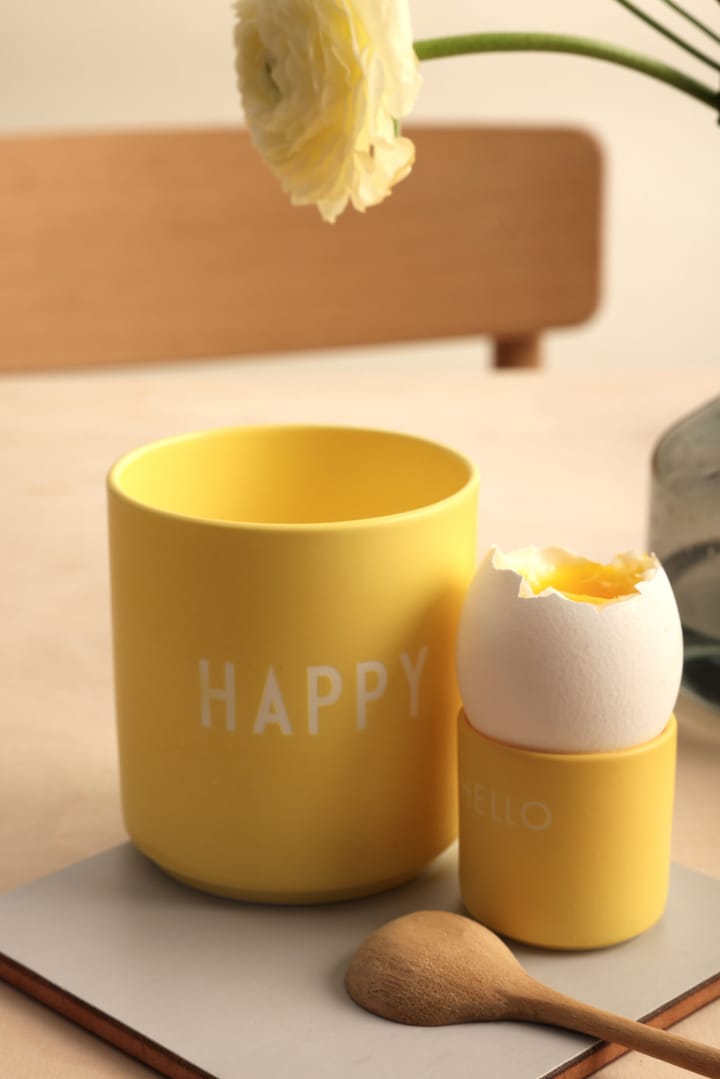Design Letters favourite φλιτζάνι 25 cl, Happy-yellow Design Letters