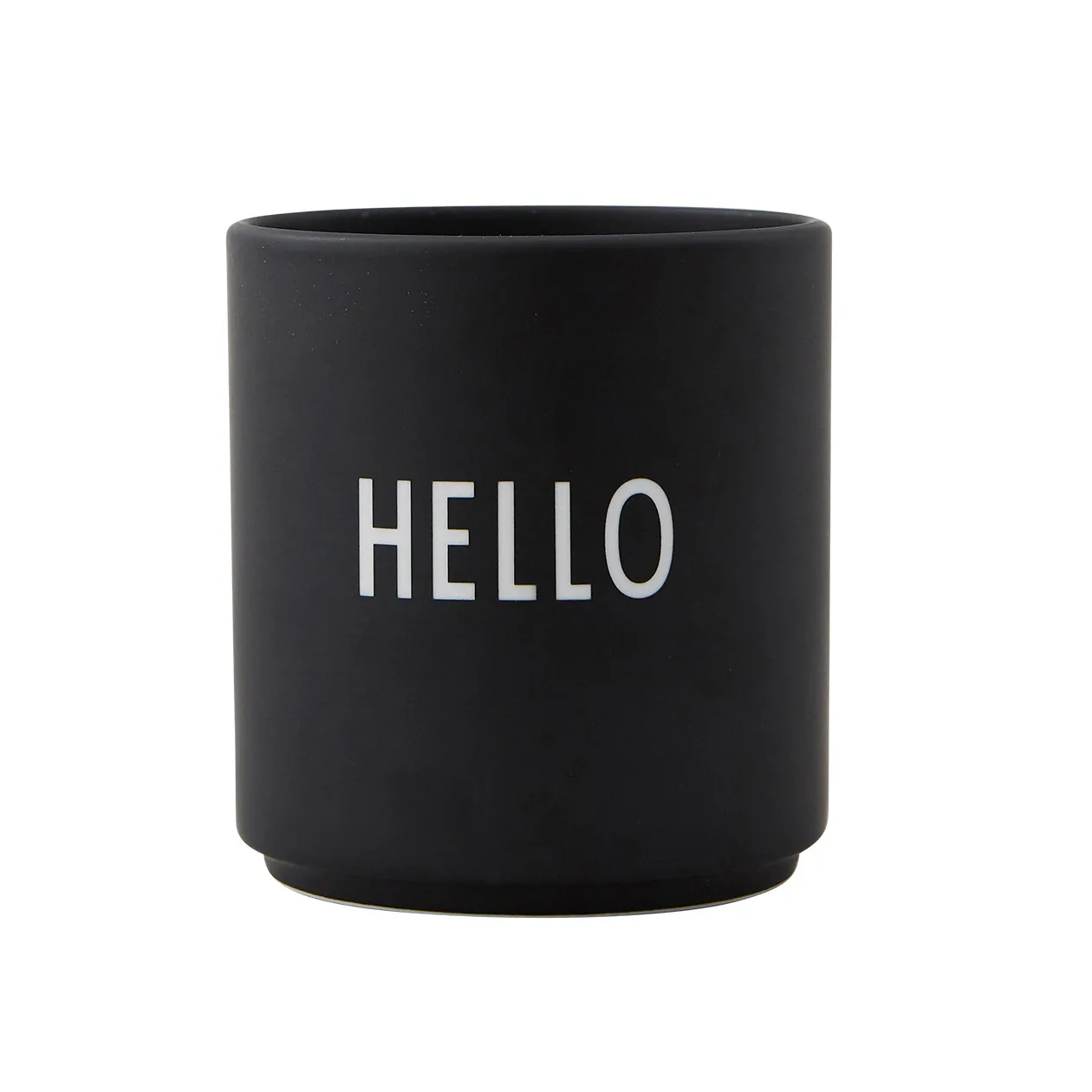 Design Letters favourite φλιτζάνι 25 cl, Hello-black Design Letters