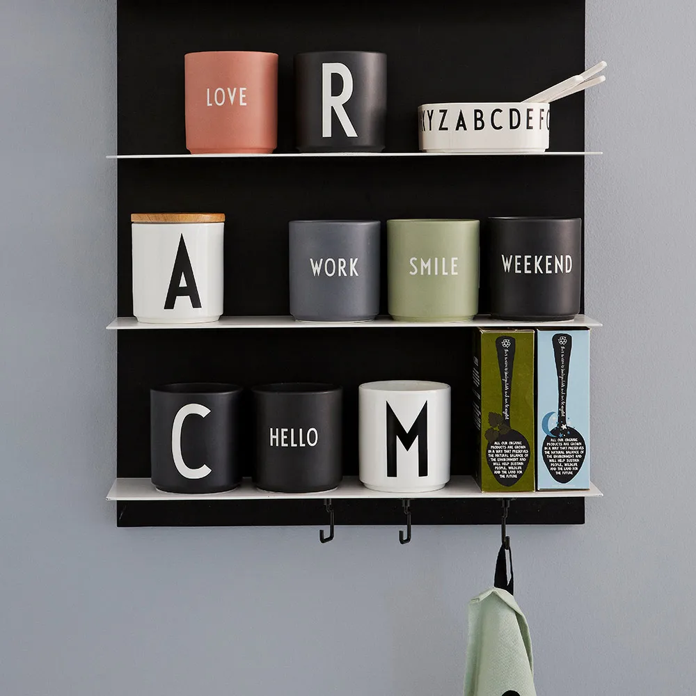 Design Letters favourite φλιτζάνι 25 cl, Hello-black Design Letters