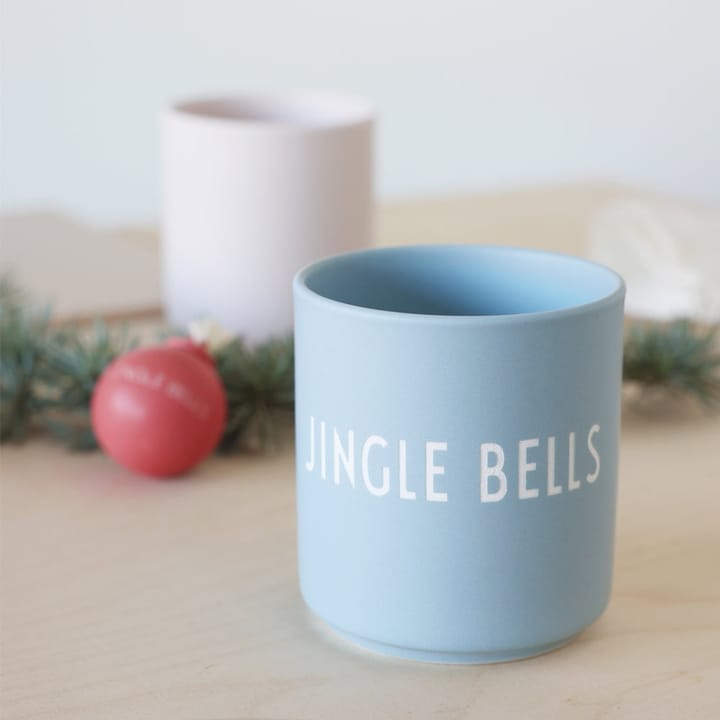 Design Letters favourite φλιτζάνι 25 cl, Jingle bells-light blue Design Letters