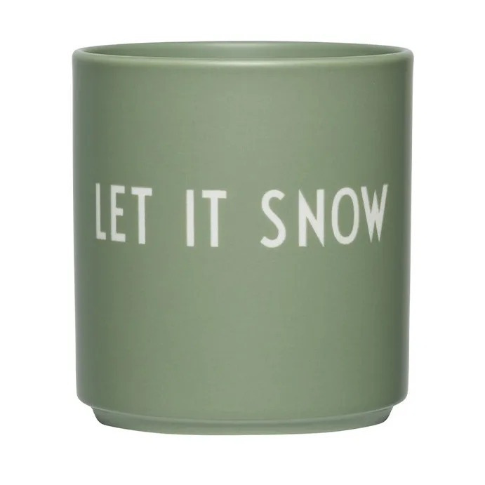 Design Letters favourite φλιτζάνι 25 cl, Let it snow Design Letters