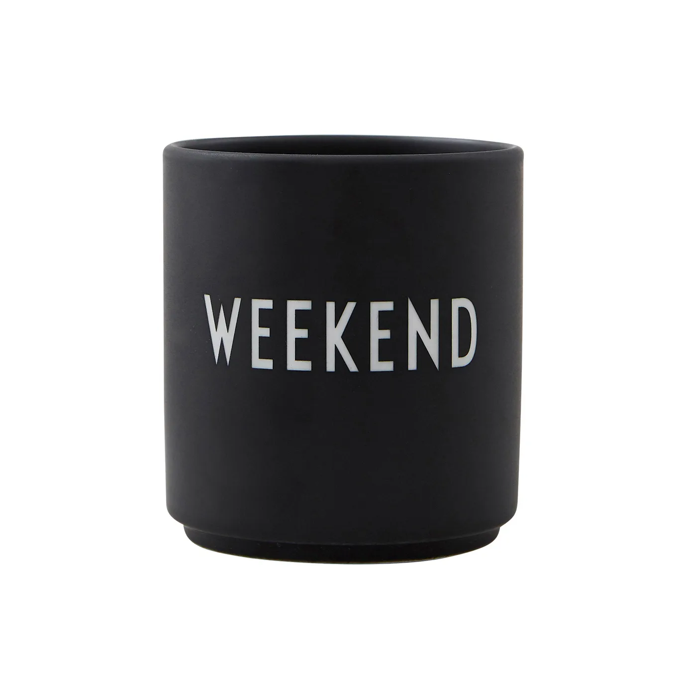 Design Letters favourite φλιτζάνι 25 cl, Weekend-black Design Letters