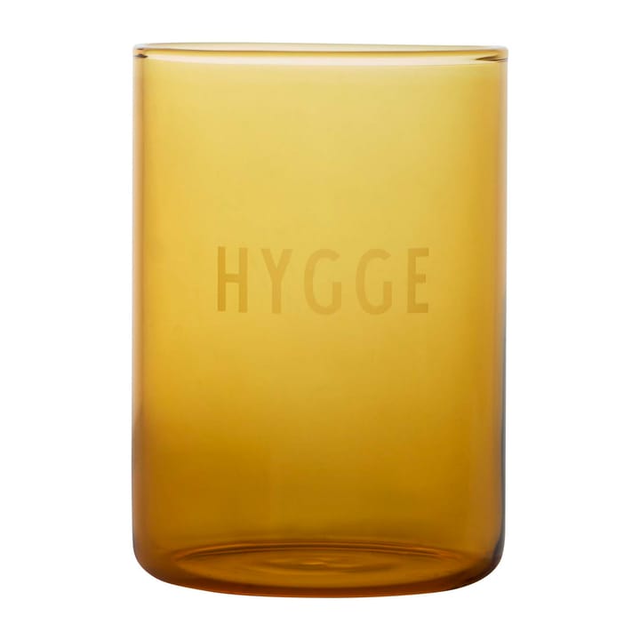 Design Letters favourite ποτήρι 35 cl - Hygge-μουσταρδί - Design Letters