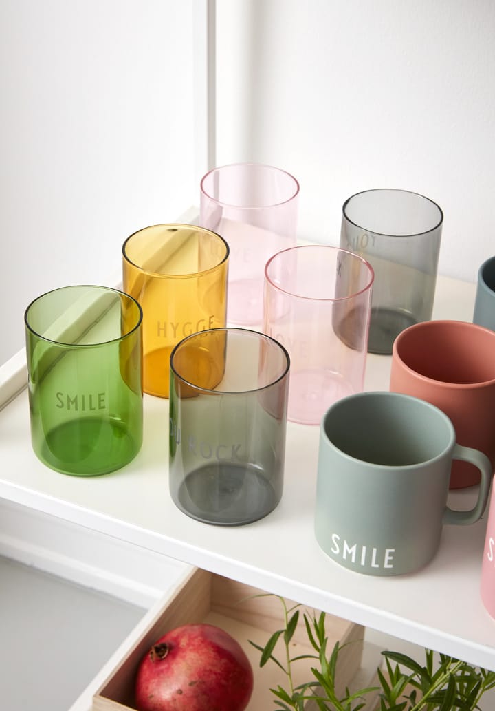 Design Letters favourite ποτήρι 35 cl, Hygge-μουσταρδί Design Letters