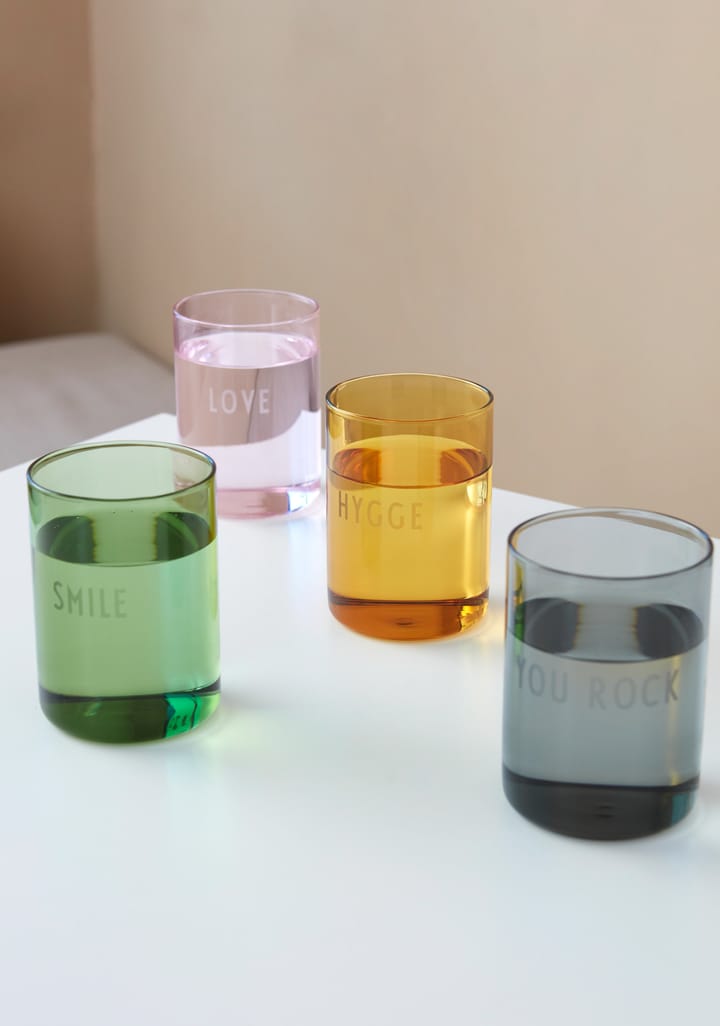 Design Letters favourite ποτήρι 35 cl, Hygge-μουσταρδί Design Letters