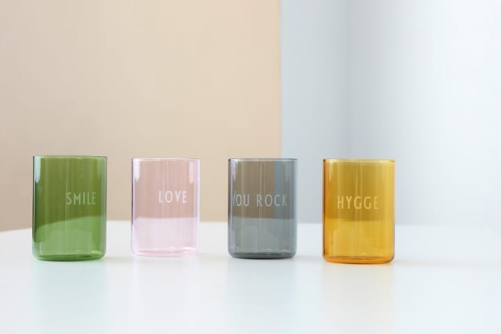 Design Letters favourite ποτήρι 35 cl, Hygge-μουσταρδί Design Letters