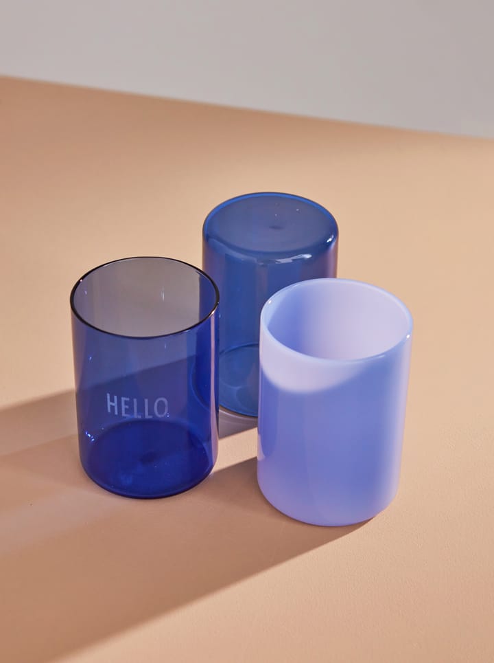 Design Letters favourite ποτήρι 35 cl, Milky blue Design Letters