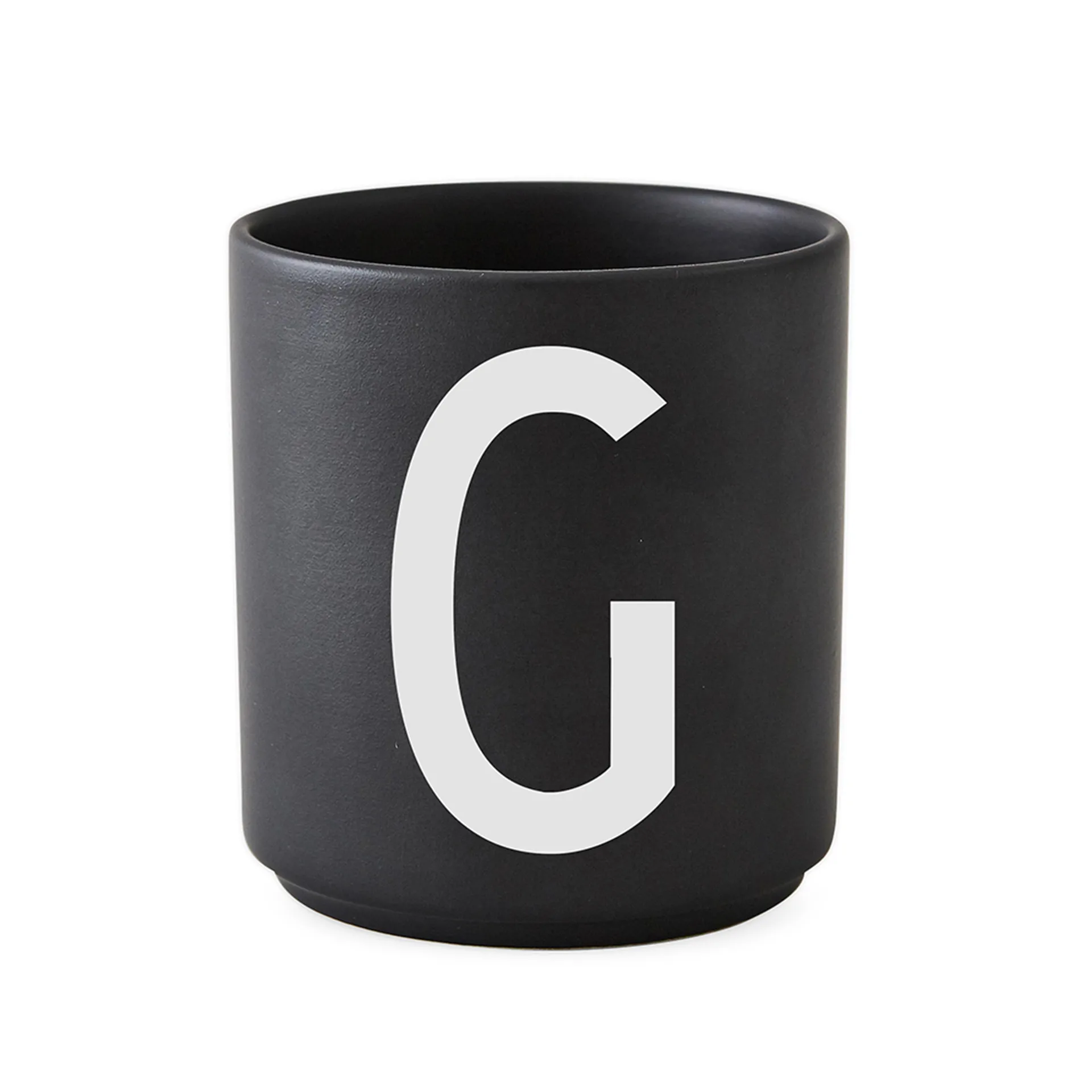 Design Letters φλιτζάνι μαύρο, G Design Letters