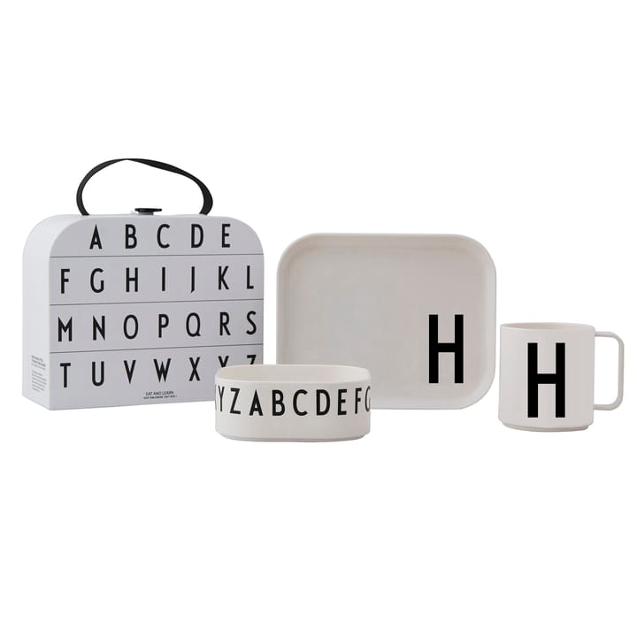 Design Letters σετ παιδικά σκεύη - H - Design Letters