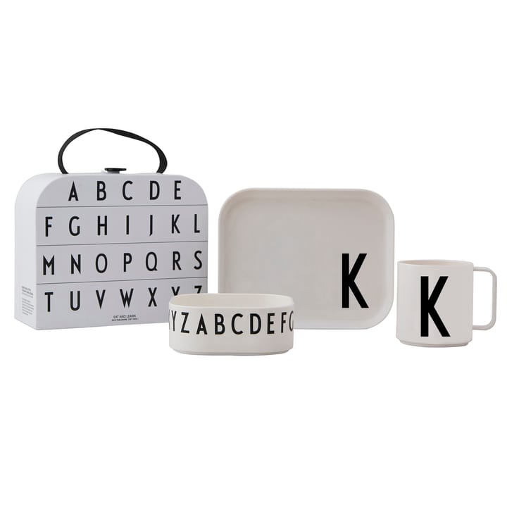 Design Letters σετ παιδικά σκεύη - K - Design Letters