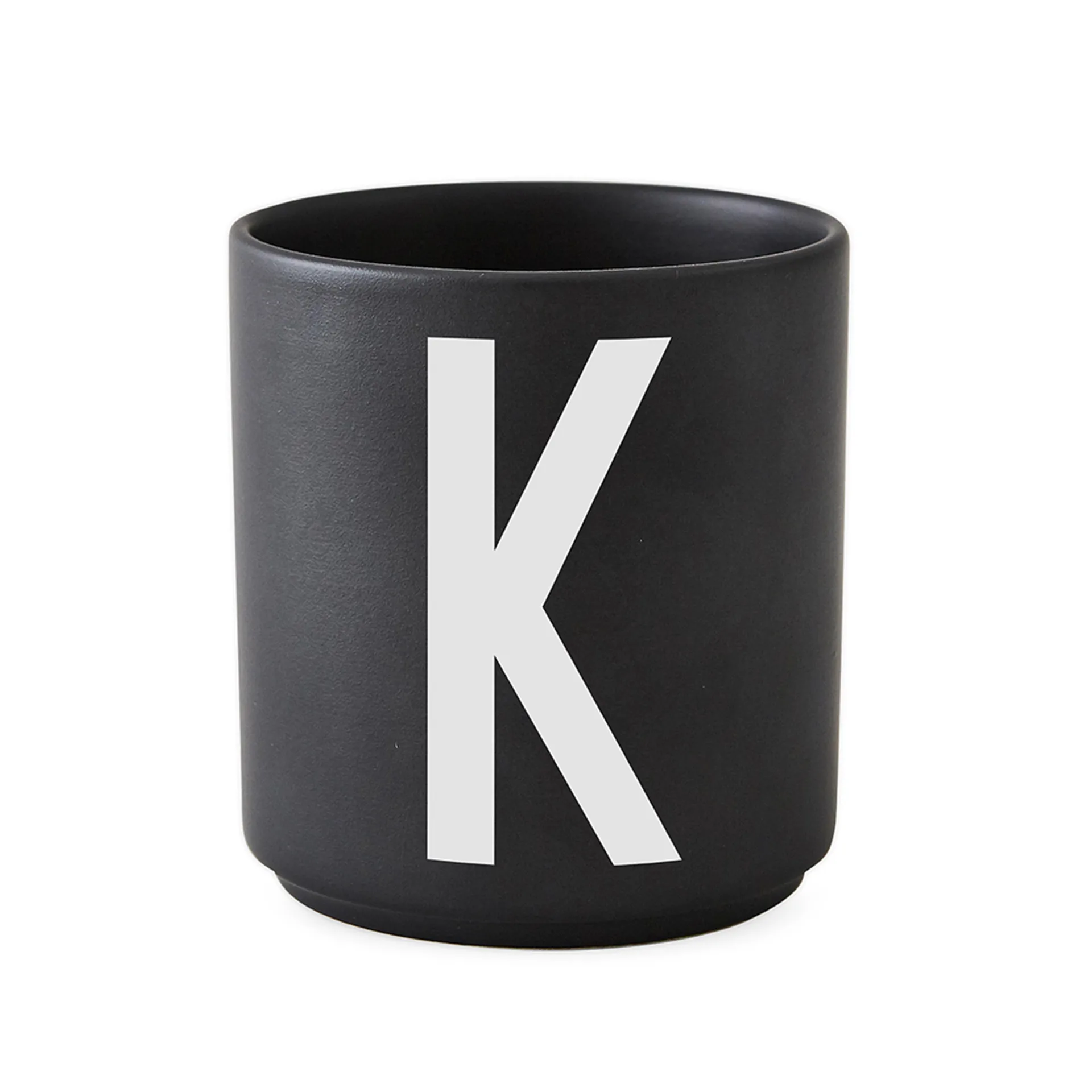 Design Letters φλιτζάνι μαύρο, K Design Letters
